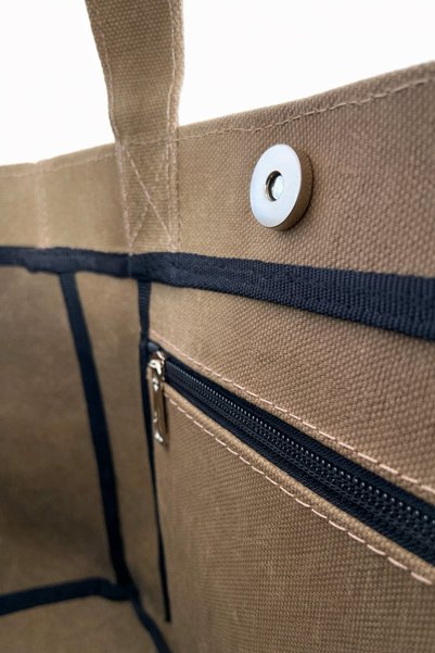 Loom Basic Mira Wax Canvas Bag Camel – Bal Waxed Canvas Women's Shoulder Bag