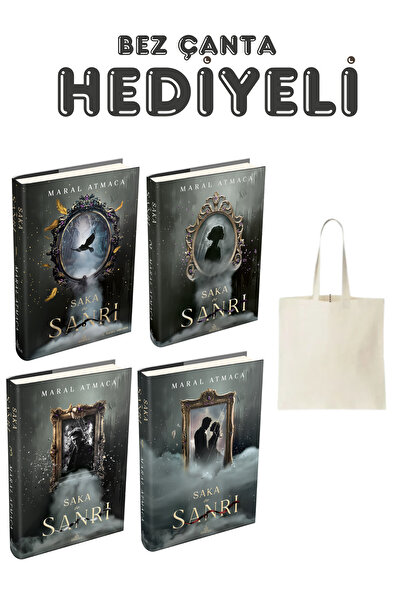 Ephesus Yayınları Saka ve Sanrı 1, 2, 3,4- Maral Atmaca 4 Kitap Ciltli Set be...