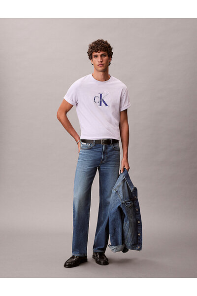 Calvin Klein Erkek SS Hero Monologo 20's Grafik Detaylı T-shirt