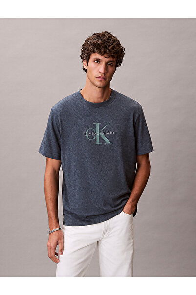 Calvin Klein Erkek SS Hero Monologo 20's Grafik Detaylı T-shirt