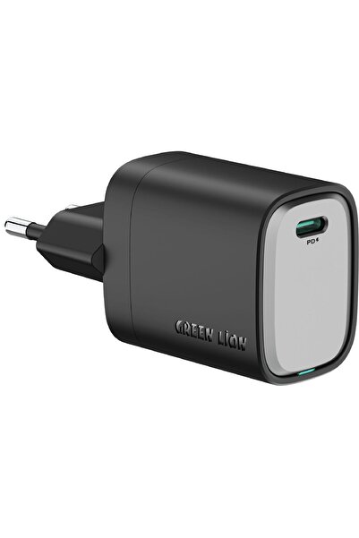 Green Lion Supra 33W GaN USB-C Wall Charger with EU 2-Pin Plug