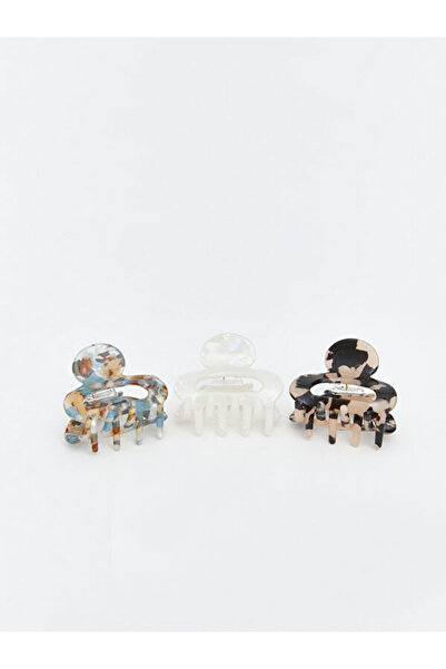 LC Waikiki Rmz Gi̇yi̇m Farkiyla Embroidered Women's Buckle Set of 3