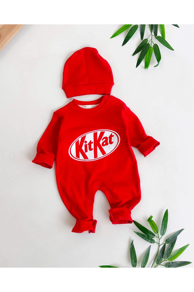 podyumgiyim Kitkat Chocolate Concept Hat and Overalls