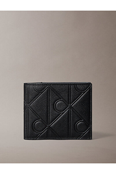 Calvin Klein Erkek Xl Emblem Aop Emboss Ew Billfold Cüzdan