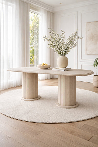 Mat Bohem Masa Şık Görünüm 1.Kalite Mdf Masa Şık Ayak Tasarım