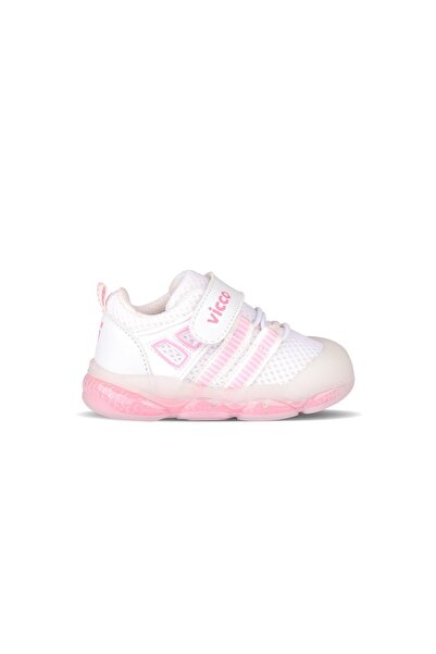 Vicco Number 19-25 Lighted Baby Girl Sneakers