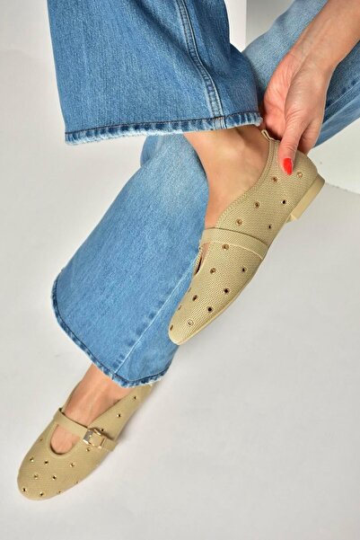 Fox Shoes Y820410104 Ten Triko Fabric Balerini pentru femei