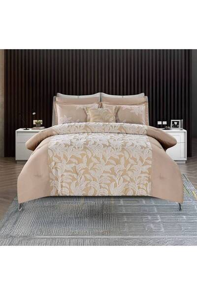 Generic Forhome Summer Comforter Set Beige 7 Pieces 230×250 cm