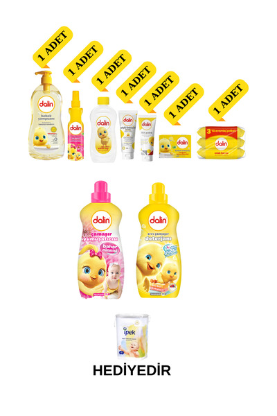 Dalin Bebek Bakım Seti Karma Paket SET21/3