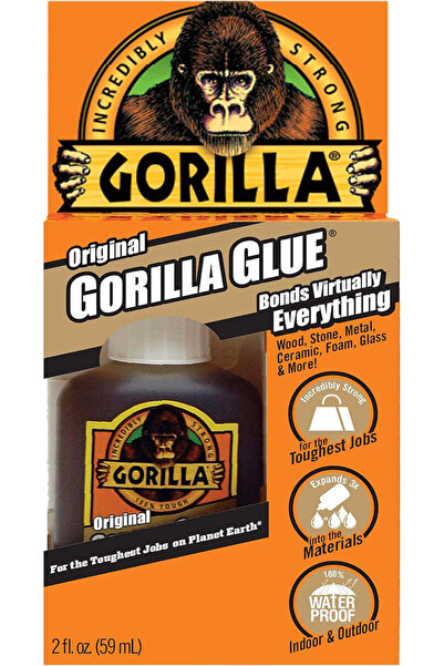 GORILLA 2 oz Original Glue – Waterproof, Strong Bond (Brown)