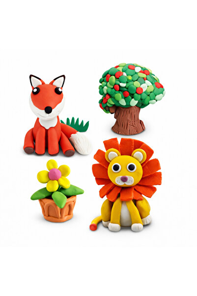 Color 12-Color Modeling Clay Set for Kids with Molds - Educational and Creati...