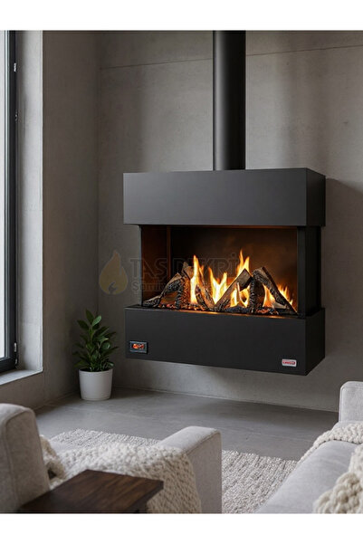 Revega Doğalgazlı Şömine 85 cm - Uzaktan Kumandalı Doğalgaz Sobası