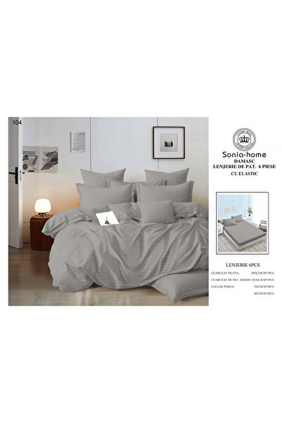 FIONNA.RO Cotton Damask Underwear With Stretchy - Dark Grey