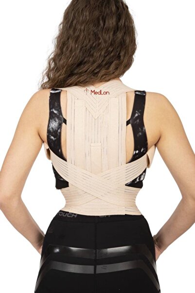 MEDLON Posturex Dik Duruş Korsesi Kamburluk Sırt Omuz Dik Durmak İçin Unisize...