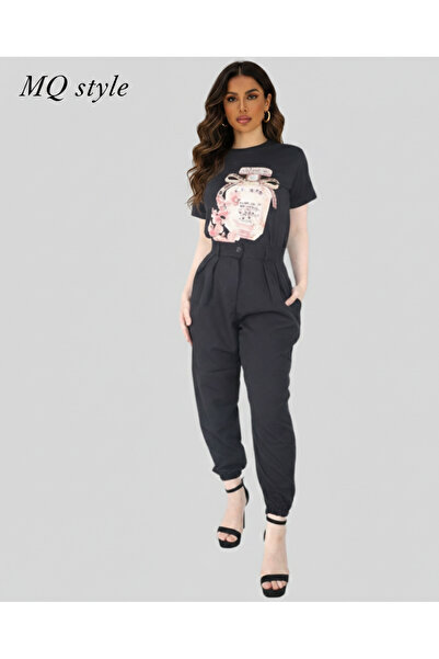 MQ Women's long, Stretchy , straight-leg trousers from Style