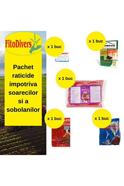 Adama Rat poison rat poison package (Prodiorat G 200 g x 1 pc + Rodexion Pell...