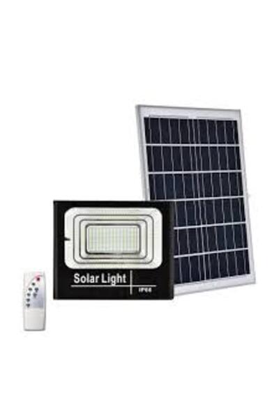 No branded Proiector cu panou solar cu telecomandă, funcții multiple, 200 W