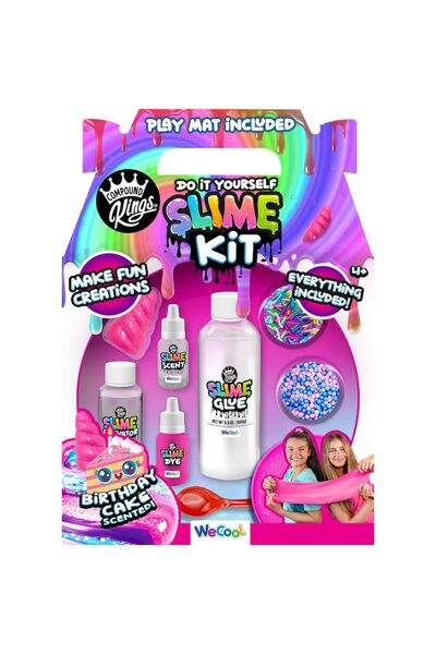 Compound Kings مجموعة سلايم يمكنك صنعها بنفسك - كعكة عيد ميلاد