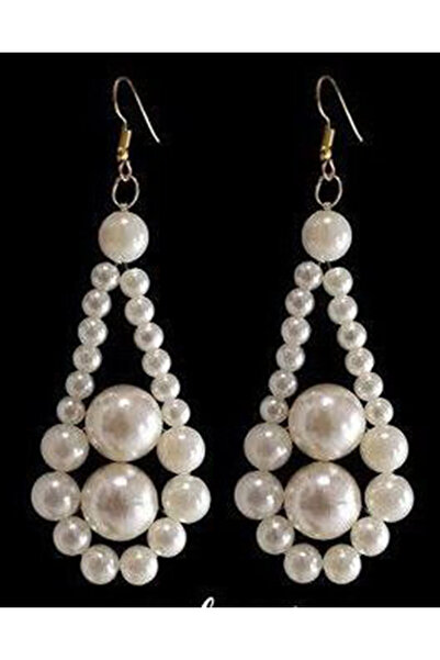 Shiklik White Color Pearl Women's Earrings