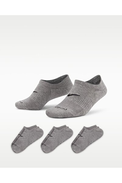 Nike Κάλτσες μπαλαρίνας Everyday Plus με ενισχυμένη μαλακή επένδυση, σετ 3 τε...