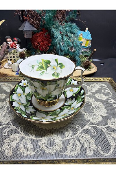 Royal Albert provincial flowers trillium çay fincanı