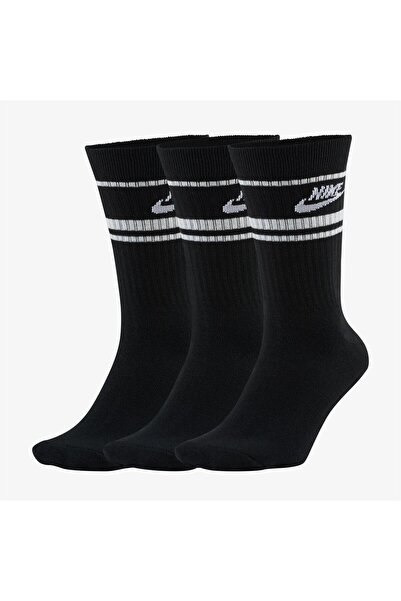 Nike U NK Crew Спортни основни чорапи на райета