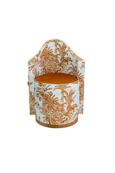NOCCASA French Garden Turuncu Majorella Puf