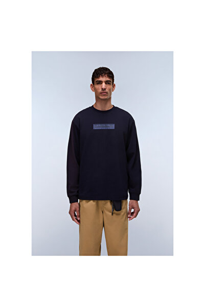 Napapijri S-Box Logo 1 Erkek Uzun Kollu T-Shirt