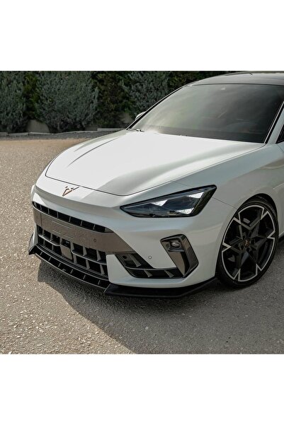 Tuning Vadisi Cupra Leon Ön Lip Tampon Altı Ek (Parlak Siyah Boyalı) 2020 ve ...