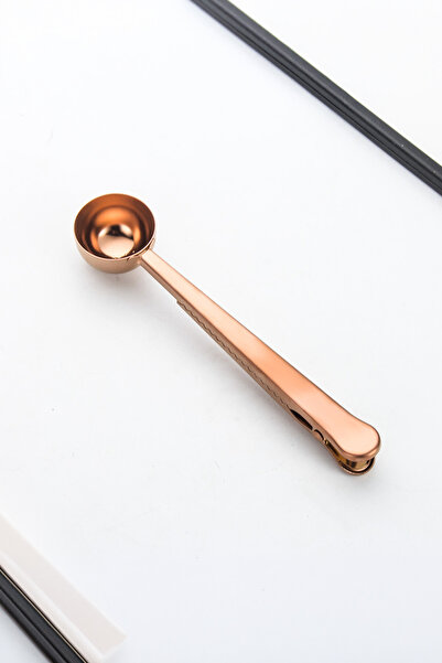 Vadi Copper Color Stainless Steel Coffee Measuring Spoon Barista Spoon Vd9246