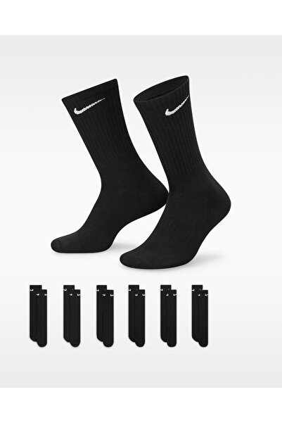 Nike Sx7666-010 U Nk Svakodnevne Cush Crew 6pr-bd 6 komada sportskih čarapa