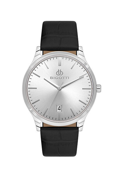 Biggoti Quotidiano Black Genuine Leather Watch for Men BG.1.10672-1