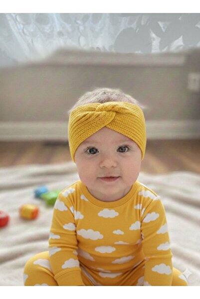 COYA COLLECTİON Baby Girl Child Hand Knitted Bandana