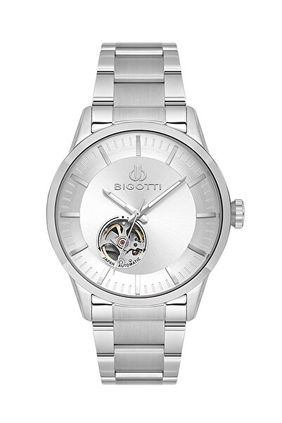 Biggoti Raffinato Silver Stainless Steel Watch for Men BG.1.10685-1