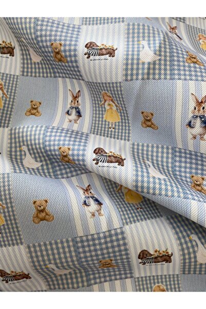 Favor vintage pötikare desenli kumaş