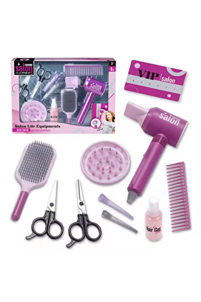 Leno Girls Beauty Salon Set Pretend Play Set Toy