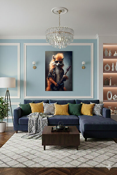 BLT DİZAYN Rockstar Fox Design Modern Glass Table