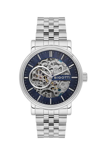 Biggoti Raffinato Silver Stainless Steel Watch for Men BG.1.10684-3