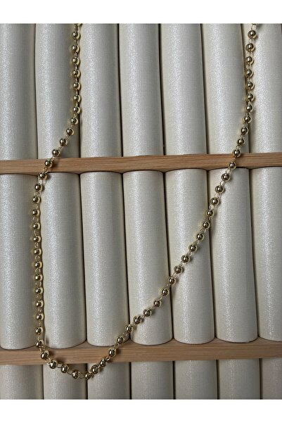 ARİ TAKI قلادة دوريكا من الفولاذ الذهبي 56 سم