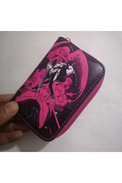 OWLBAG COMPANY Owl Bag Chainsaw Man Patterned Design Faux Leather Wallet