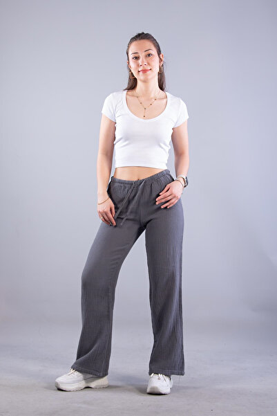 Mckanzie 5502 waist drawstring muslin pants