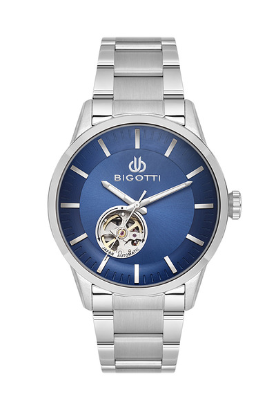 Biggoti Raffinato Silver Stainless Steel Watch for Men BG.1.10685-3