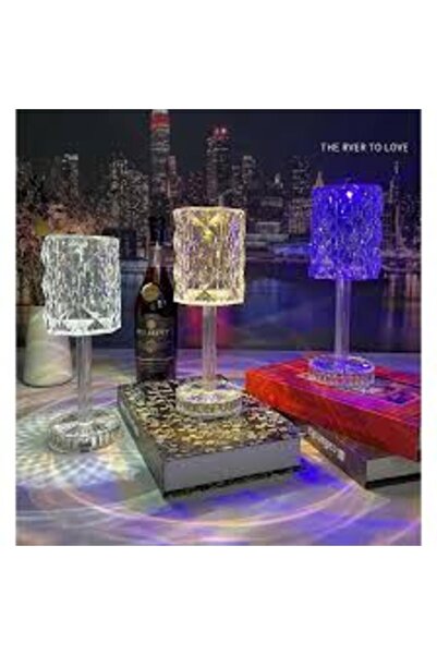 NO BRAND Crystal Desk Lamp 16 Colors