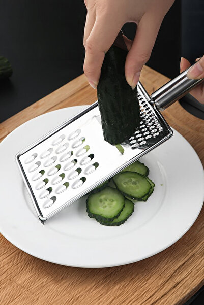 Vadi Stainless Steel Multi-Function Grater - Vegetable Fruit Slicer Kitchen G...