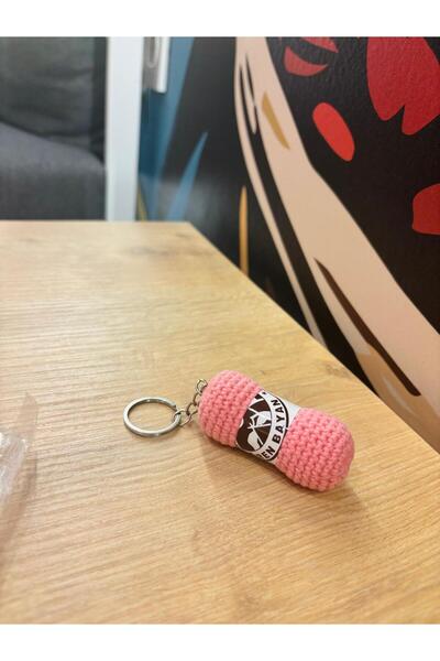 CESTOPİENO Ключодържател във формата на прежда - РОЗОВ