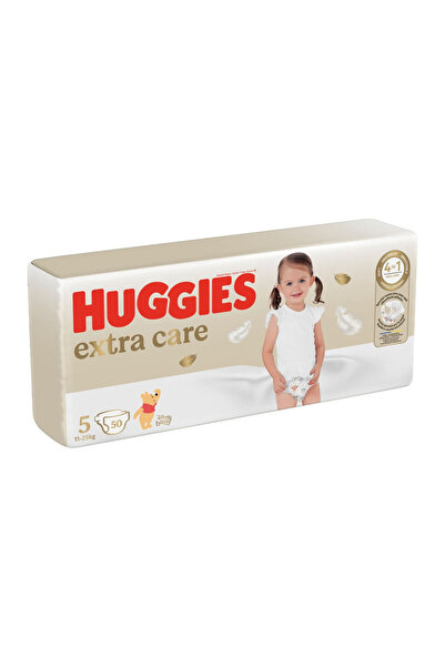 Huggies Extra Care Mega Diapers, Size 5, 11 - 25 kg, 50 pieces