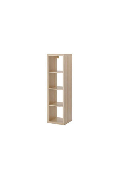 IKEA KALLAX açık raf ünitesi, ağartılmış meşe görünümlü 42x147 cm