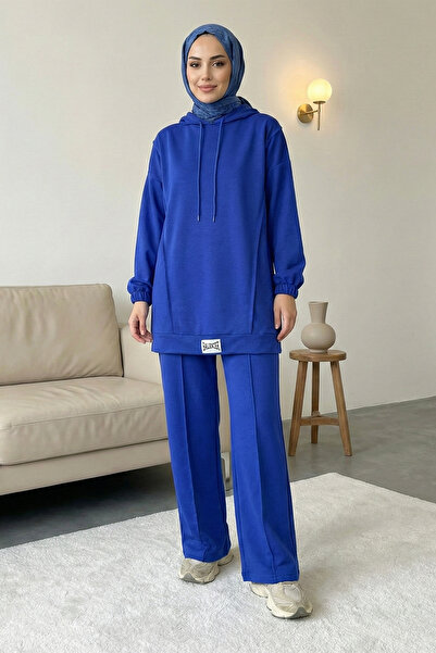 FERHEL Women's Hooded Combed Cotton Suit with Arma Detail - Saks