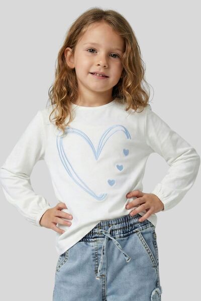 ww waka waka kids store Дівчача кофта з довгими рукавами та вишивкою у вигляд...