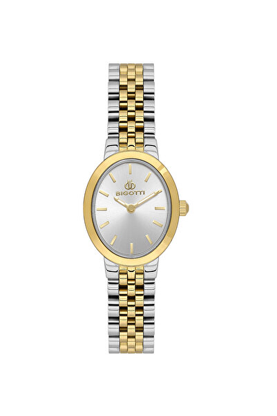 Biggoti Quotidiano Silver and Gold Stainless Steel Watch for Women BG.1.10660-5